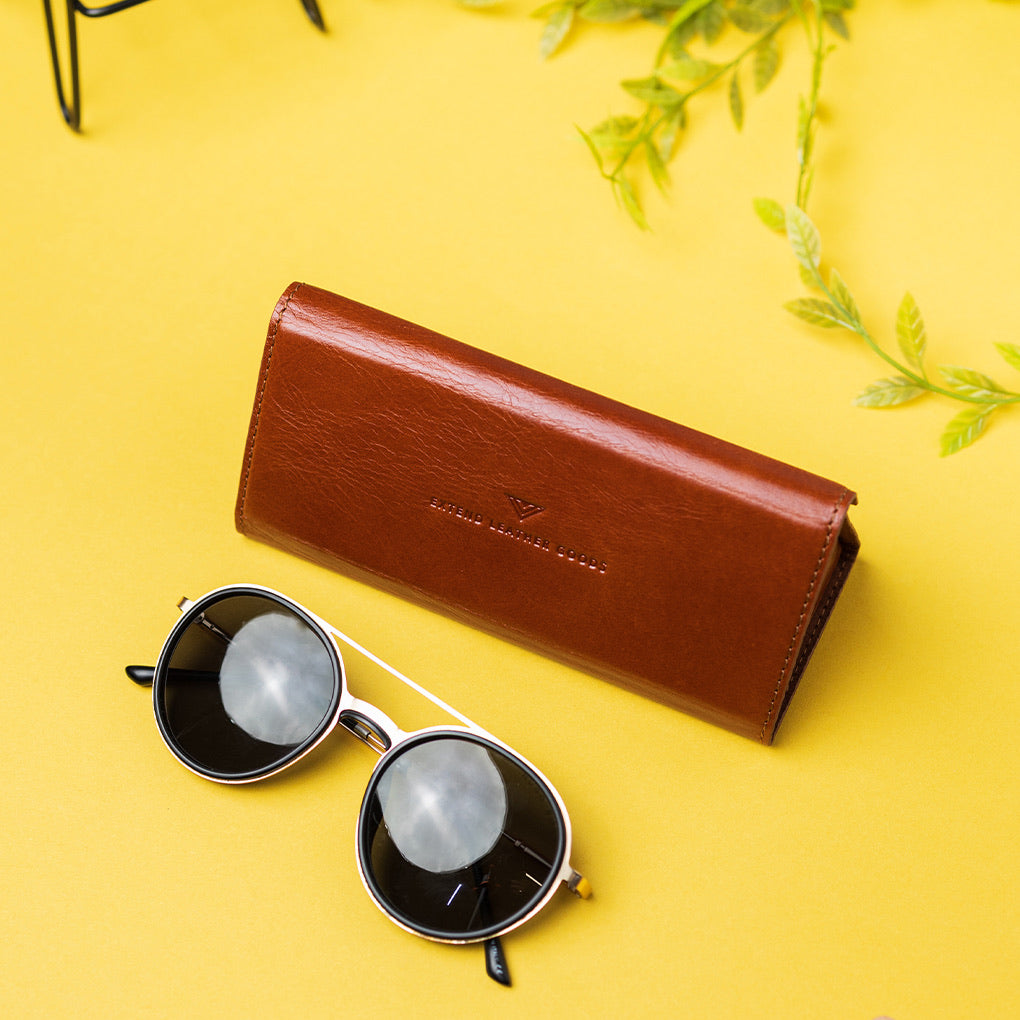 EXTEND Genuine Leather Glasses Case